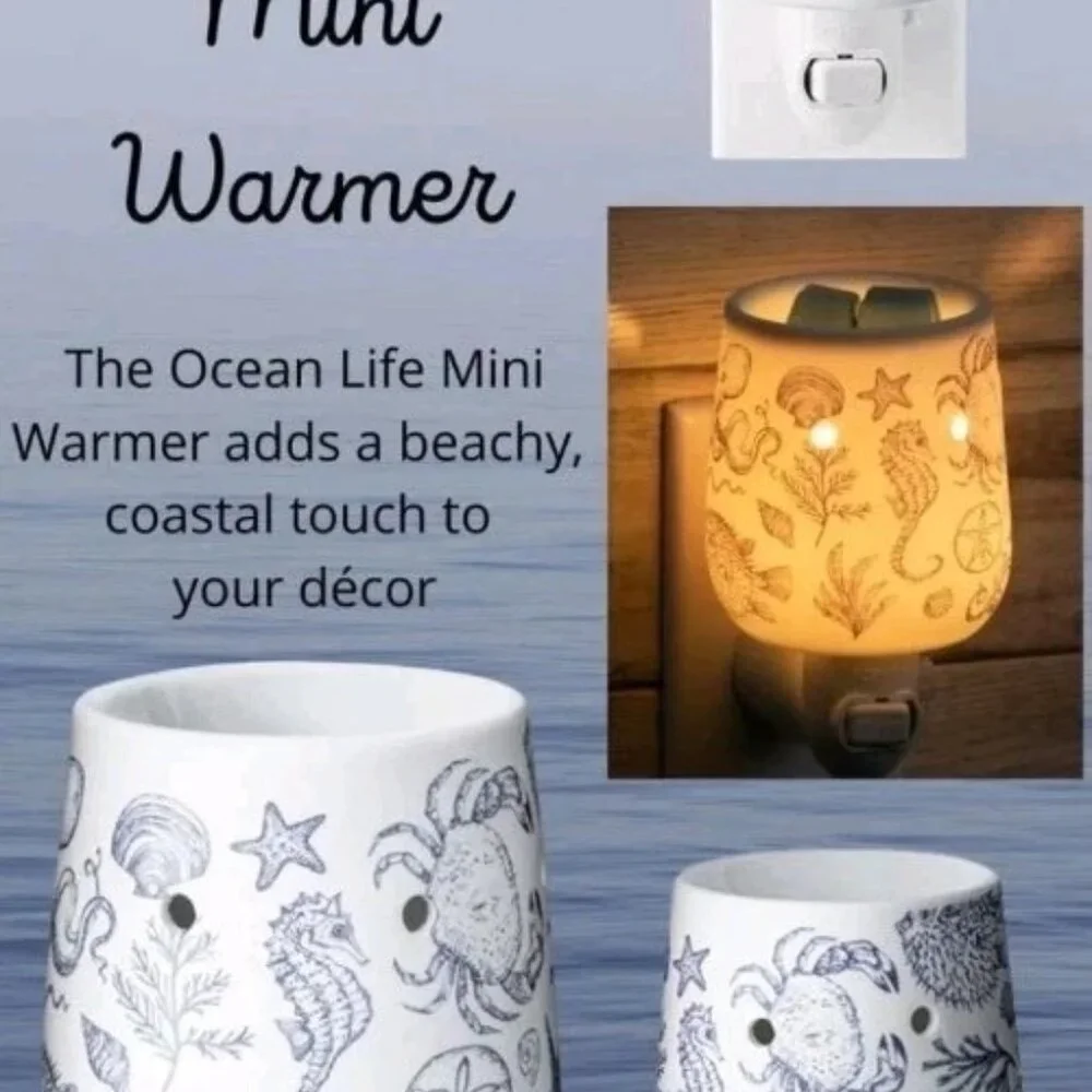 Scentsy Ocean Life Plug In Wax Warmer White NEW In Box - Picture 4 of 4